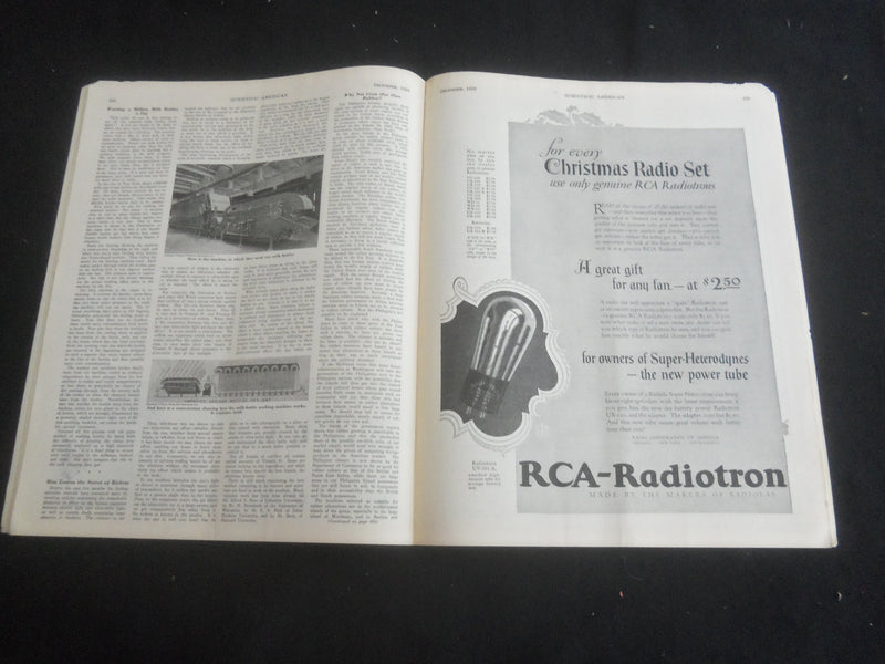 1925 DECEMBER SCIENTIFIC AMERICAN MAGAZINE - THE LAST LAP - B 5535U