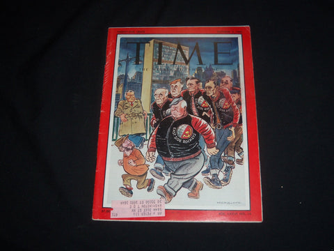 1960 OCTOBER 3 TIME MAGAZINE - NIKITA KHRUSHCHEV WITH SATELLITE LEADERS - T 1763