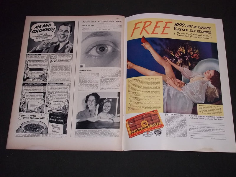 1939 MARCH 20 LIFE MAGAZINE - REP. JOSEPH MARTIN COVER - L 122