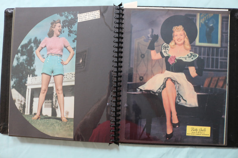 MOVIE STAR PHOTO SCRAPBOOK - CLINT EASTWOOD - JUDY GARLAND - CLARK GABLE - #63