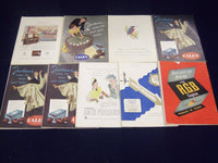 1948-1950 BANDWAGON JOURNAL OF LEISURE MAGAZINE LOT OF 9 - NICE ADS - O 136