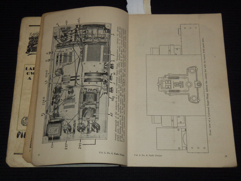1931 RADIO DESIGN MAGAZINE - ORGAN OF THE RADIO INTERNATIONAL GUILD - J 7576