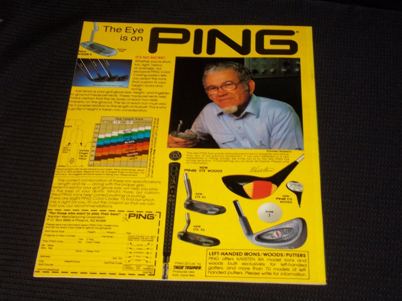1982 JULY 23 GOLF WORLD MAGAZINE - TOM WATSON FRONT COVER - E 6920