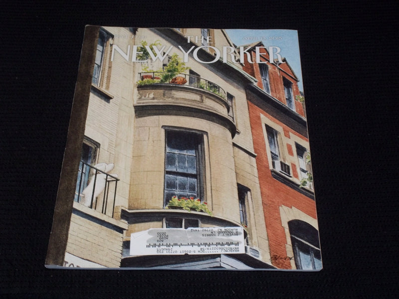 2015 APRIL 13 THE NEW YORKER MAGAZINE NICE ILLUSTRATED COVER - E 3217