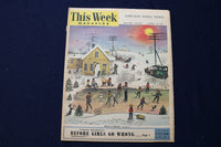 1955 JAN 29 THIS WEEK MAGAZINE - GRACE KELLY ARTICLE AND PHOTO - E 22976