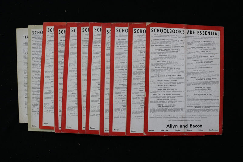 1944-1946 PROGRESSIVE EDUCATION MAGAZINE - LOT OF 11 - O 3800