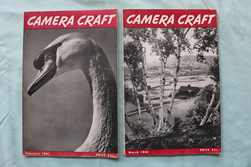 1941 CAMERA CRAFT MAGAZINE - LOT OF 4 - K 3286