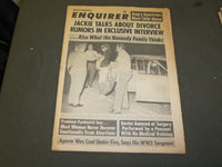 1970 AUGUST 2 NATIONAL ENQUIRER NEWSPAPER - JACKIE ONASSIS TALKS DIVORCE-NP 3362