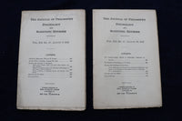 1915 THE JOURNAL OF PHILOSPHY AND SCIENTIFIC METHODS - LOT OF 14 - O 3354