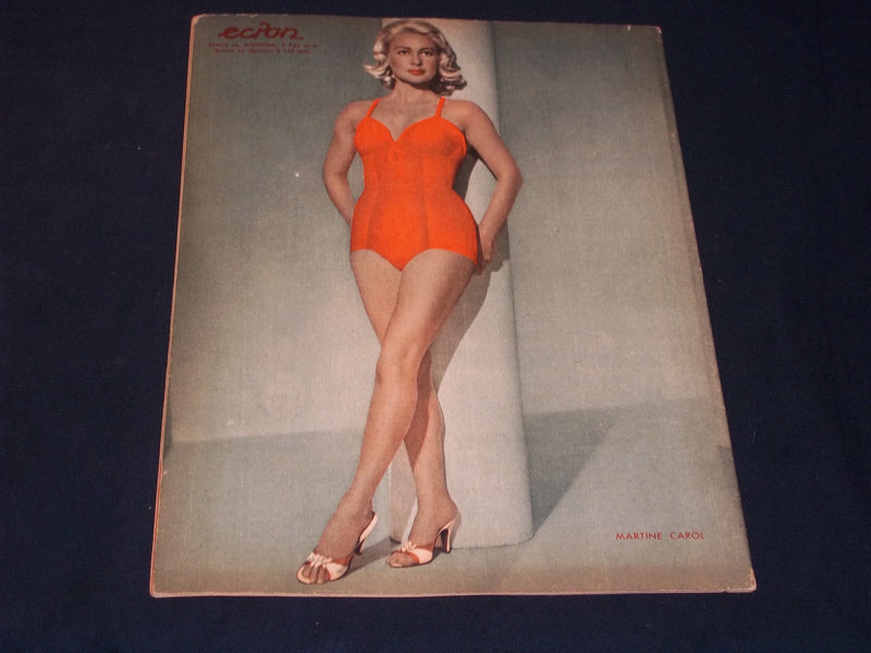 1958 MARCH 18 ECRAN SPANISH MAGAZINE - SHIRLEY JONES & PAT BOONE COVER - E 26052