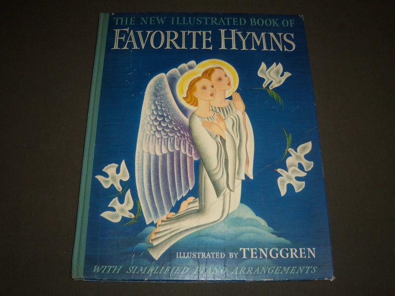 1941 THE NEW ILLUSTRATED BOOK OF FAVORITE HYMNS BOOK -NICE ILLUSTRATIONS- I 1191