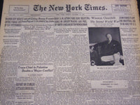 1953 OCTOBER 23 NEW YORK TIMES - THE SECOND WORLD WAR - CHURCHILL - NT 4605