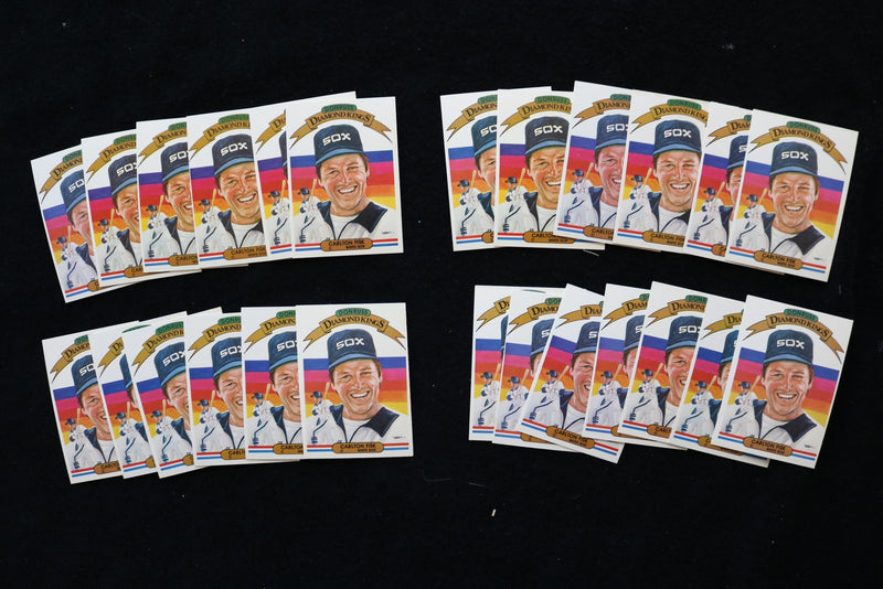 CARLTON FISK 1982 DONRUSS DIAMOND KINGS BASEBALL CARDS-#20 -NM-MT -LOT OF 25-#23