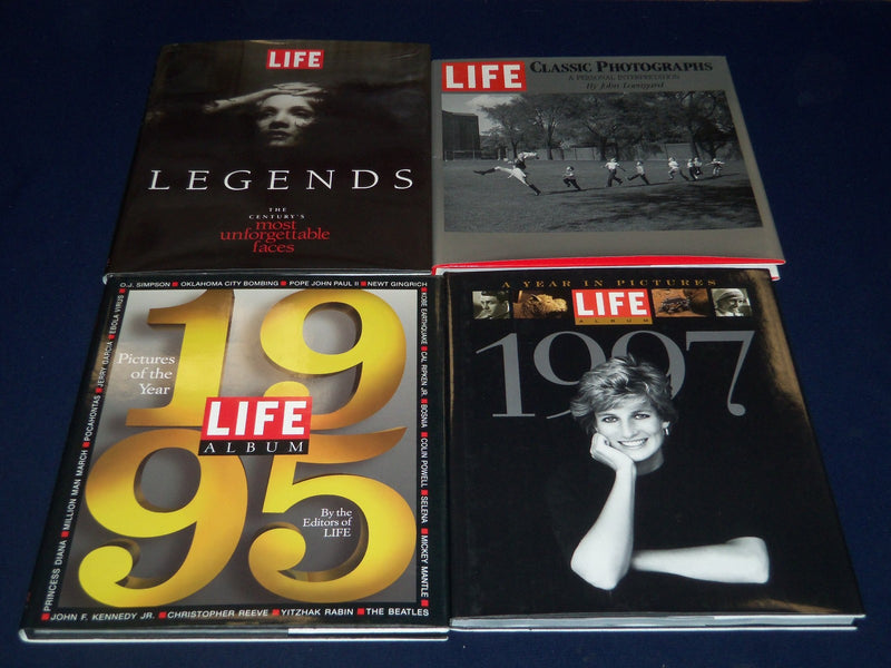 1988-1998 LIFE HARDCOVER BOOKS LOT OF 6 - GREAT PHOTOS - KD 1375