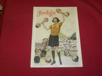 1922 JULY 15 JUDGE MAGAZINE - HER DUMB-BELLS - ILLUSTRATIONS & STORIES - B 6114
