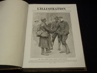 1918 L'ILLUSTRATION FRENCH MAGAZINE BOUND VOLUME SET OF 2 - LA GUERRE