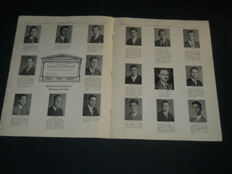 1934-1935 THE RIVERDALE REVIEW COMMENCEMENT ISSUES LOT OF 2 - NEW YORK - J 5177