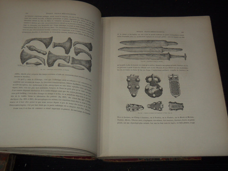 1877-1879 ANTIQUES ET MONUMENTS BY EDOUARD FLEURY - 3 VOLUMES - #276