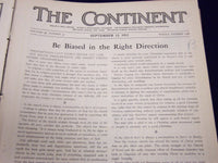 1917 JULY-DECEMBER THE CONTINENT MAGAZINE BOUND VOLUME - NICE ADS - KD 3381
