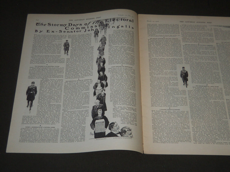 1900 MARCH 24 THE SATURDAY EVENING POST MAGAZINE - ILLUSTRATED COVER - SP 576