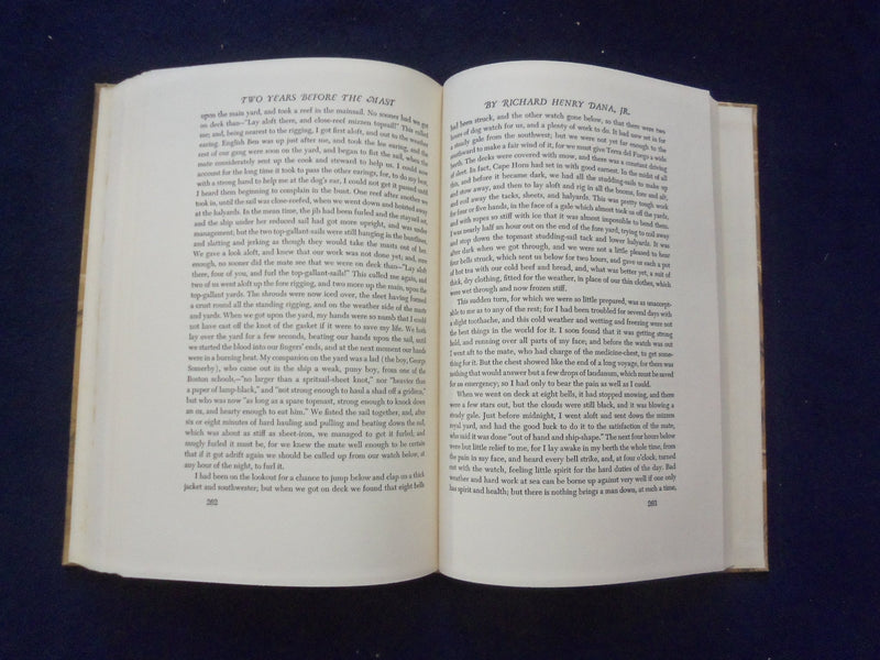 1947 TWO YEARS BEFORE THE MAST HARDCOVER BOOK BY RICHARD DANA-HERITAGE - KD 8576