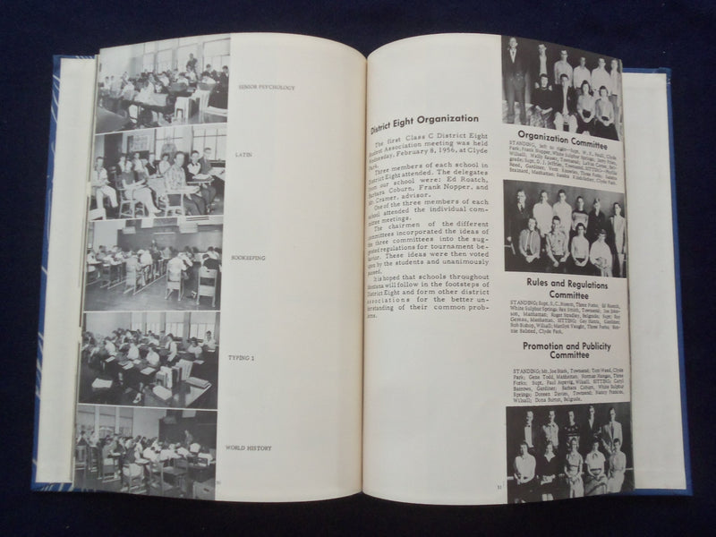 1956 THE HORNETS' HIVE WHITE SULPHUR SPRINGS (MT) HIGH SCHOOL YEARBOOK - YB 3225