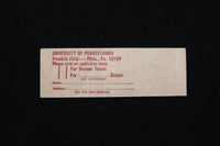 1966 PENN FOOTBALL SCHEDULE MATCHBOOK - K 2834