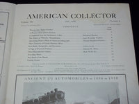 1937-1942 AMERICAN COLLECTOR MAGAZINE LOT OF 5 ISSUES - O 2593C