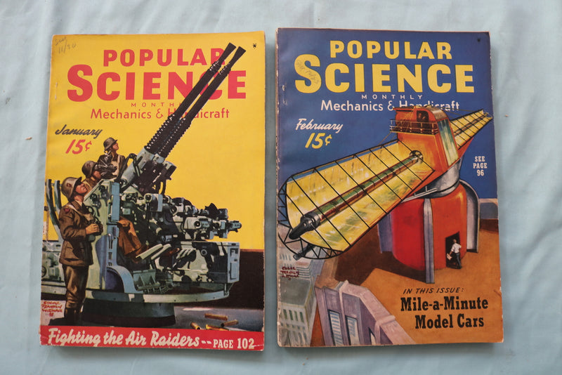 1940 POPULAR SCIENCE MAGAZINE - LOT OF 10 - O 3726