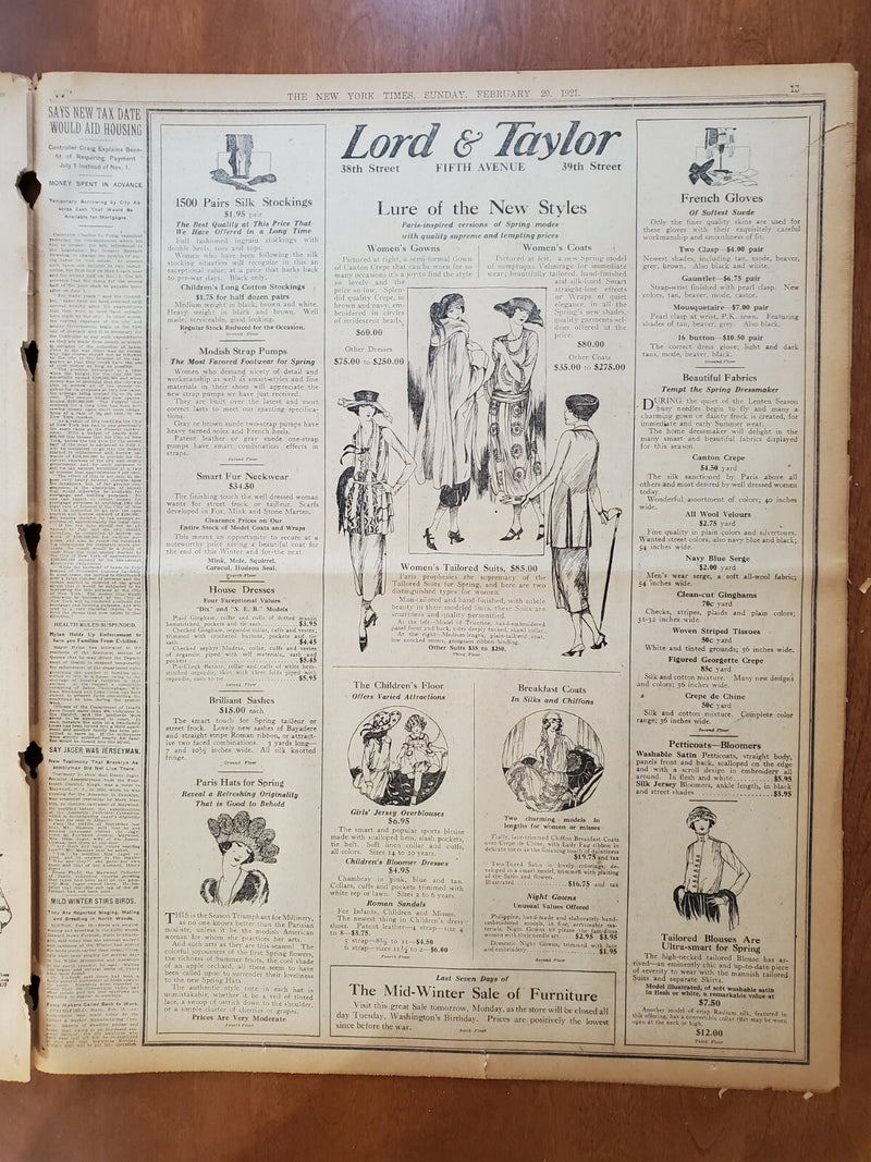 1921 FEBRUARY 20 NEW YORK TIMES - DR. ANGELL ELECTED PRESIDENT OF YALE - NT 8135