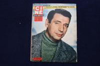 1959 MAY 15 CINE TELE-REVUE MAGAZINE -JEANNE MOREAU-YVES MONTAND COVER - E 22028