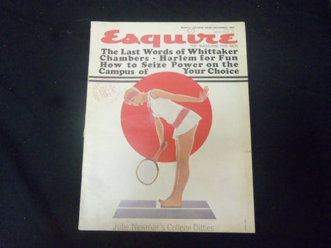 1962 SEPTEMBER ESQUIRE MAGAZINE - JULIE NEWMAR'S COLLEGE DITTIES - ST 2621