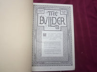 1920 JAN-DEC THE BUILDER U. K. MAGAZINE BOUND VOLUMES - 2 VOLS - FOLD OUTS- C 30