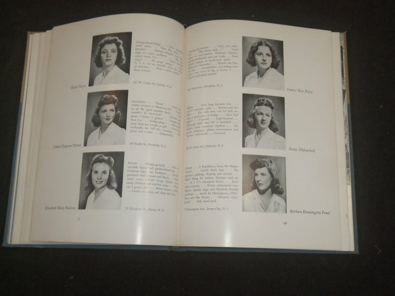 1942 NEW JERSEY STATE COLLEGE FOR WOMEN YEARBOOK - NEW BRUNSWICK, NJ - YB 2304