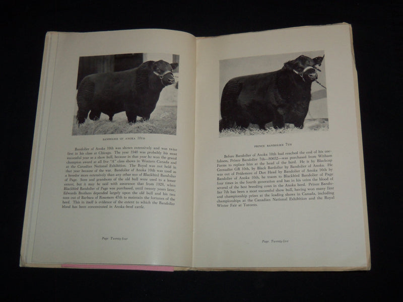 1951 A QUARTER CENTURY OF PROGRESS AT ANOKA FARMS BY F. W. CRAWFORD - J 9108