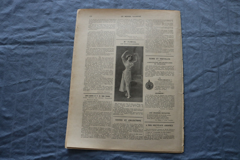 1911 DEC 23 LE MONDE ILLUSTRE MAGAZINE - LA NOEL A BETHLEEM - FRENCH - NP 8430