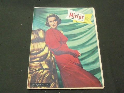 1948 AUGUST 22 NY SUNDAY MIRROR NEWSPAPER MAGAZINE SECTION - JANE WYMAN- II 4075