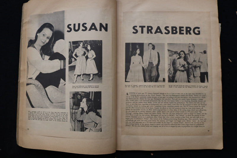 SUSAN STRASBERG - LESLIE CARON SCRAPBOOK - E 24906