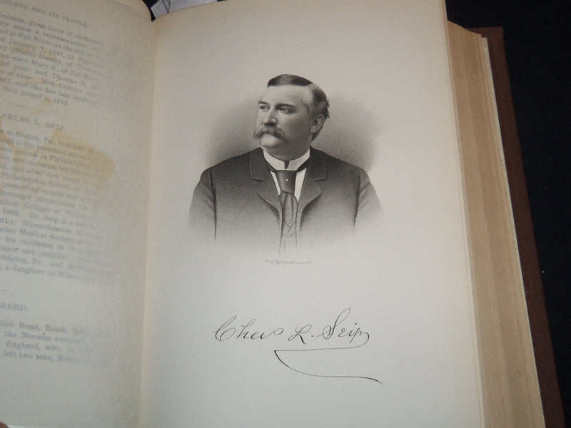 1899 BRISTOL COUNTY MASSACHUSETTS OUR COUNTY AND ITS PEOPLE VOLUME - KD 4502J