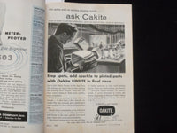 1961 MAY PRODUCTS FINISHING MAGAZINE - ROLLER COAT PAINTING ALUMINUM - J 9992