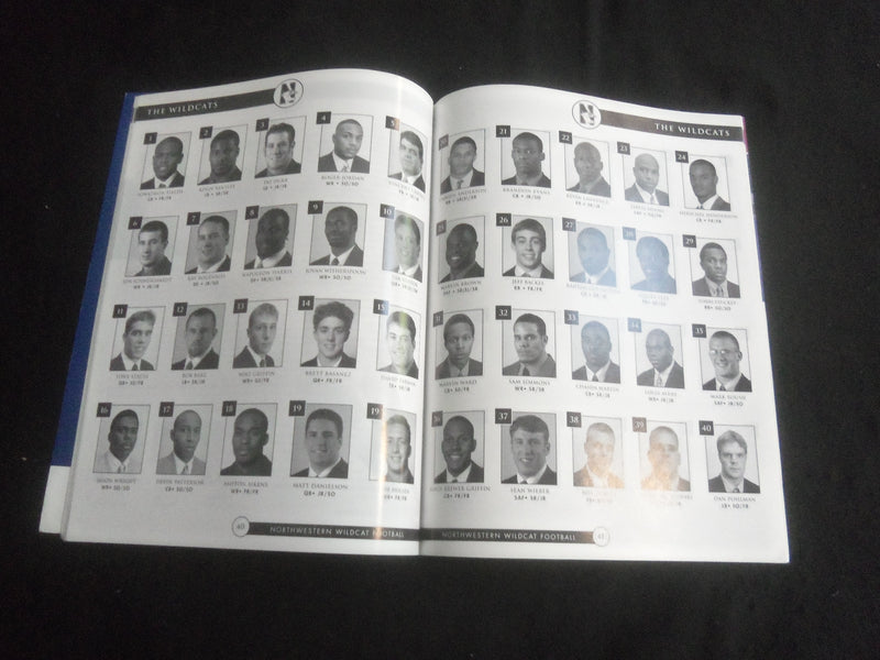 2001 OCTOBER 2 FOOTBALL PROGRAM - NORTHWESTERN UNIV VS PENN STATE UNIV - B 5533C