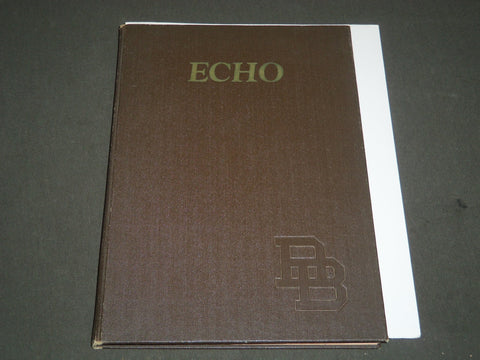 1938 THE ECHO BOUND BROOK HIGH SCHOOL YEARBOOK - NEW JERSEY - YB 420