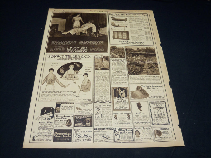 1918 FEBRUARY 24 NEW YORK TIMES PICTURE SECTION - VERNON CASTLE - NT 8811