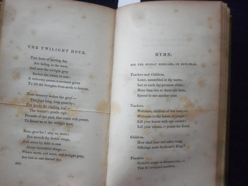 1839 WALES AND OTHER POEMS HARDCOVER BOOK BY MARIA JAMES - KD 8750