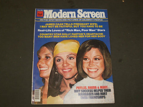 1976 MAY MODERN SCREEN MAGAZINE - MARY TYLER MOORE & VALERIE HARPER COVER- M 253