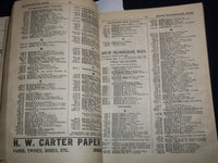 1909 NEW ENGLAND TELEPHONE & TELEGRAPH CO. WEST CENTRAL PHONE BOOK - J 8817
