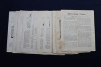 1879-1885 ANTIQUARIAN PAPERS - IPSWICH, MASSACHUSETTS - LOT OF 34 - K 780
