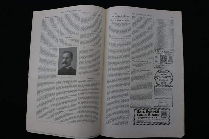 1897 OCTOBER 28 THE CONGREGATIONALIST MAGAZINE - CHARLES ALBERT BERRY - K 2349
