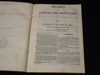 1856 JAN-JUL DIARIO DA CAMARA DOS DEPUTADOS VOLUMES LOT OF 3 - LISBOA - KD 2016K