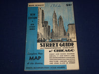 1952 RAND MCNALLY STREET GUIDE AND TRANSPORTATION DIRECTORY OF CHICAGO - J 1438